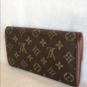 LV monogrammed long wallet
